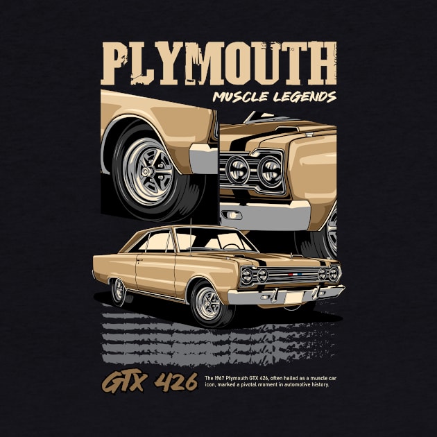 Plymouth GTX 426 Hemi Car by milatees